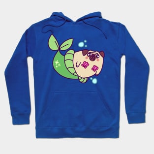 Pug Mermaid Hoodie